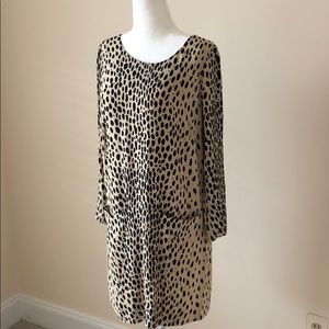 JCrew Jules dress leopard